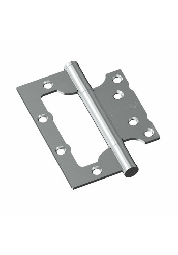 Петля дверная Bravo F-4-2BB 100*75*2,5, цвет SC МатХром